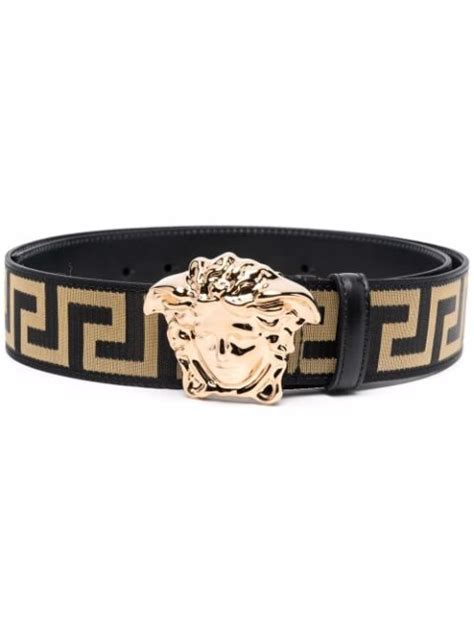 versace v belt|farfetch Versace belt for men.